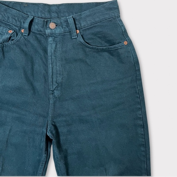 Vintage Levi’s Jeans + Capezio Belt | 521 | USA | Green | Tapered | 10 - Picture 8 of 14